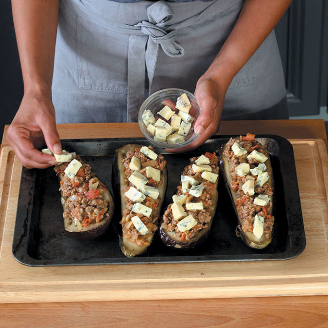 Étape 6 - Recette Aubergines confites à l’agneau et à la Fourme d’Ambert