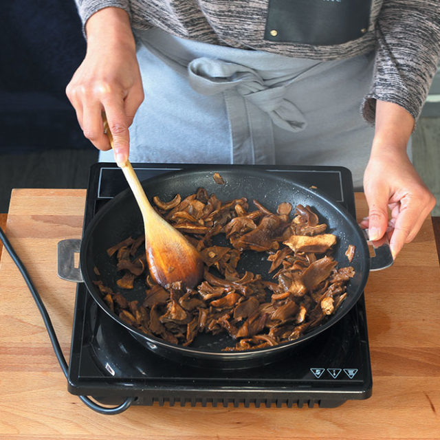 Étape 1 - Recette Noix de Saint-Jacques aux cèpes et à la Fourme d’Ambert