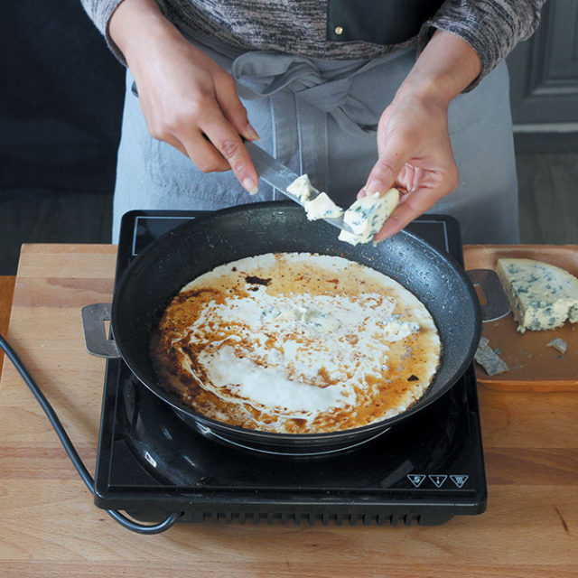 Étape 4 - Recette Noix de Saint-Jacques aux cèpes et à la Fourme d’Ambert