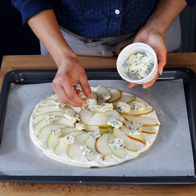 Étape 6 - Recette Pizza Fourme d’Ambert et poire