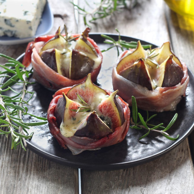 Figues rôties à la Fourme d’Ambert