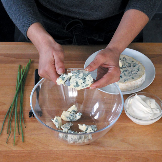 Étape 1 - Recette Sucettes concombre, saumon fumé et Fourme d’Ambert