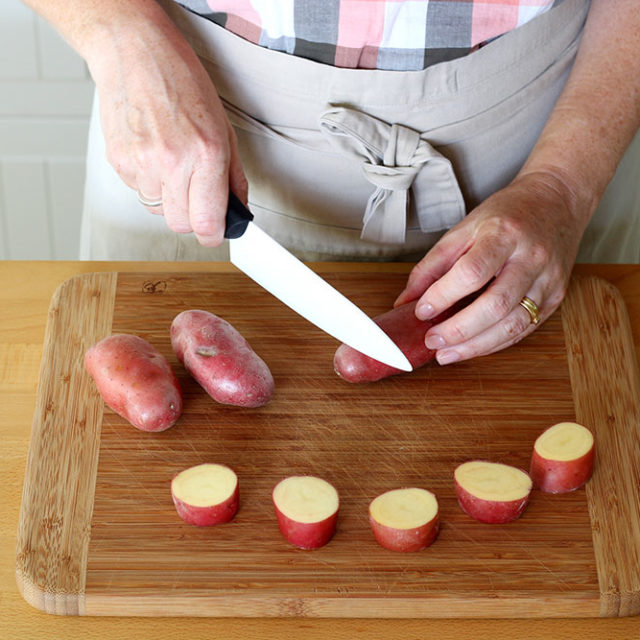 Étape 1 - Recette Pommes de terre à la Fourme d’Ambert