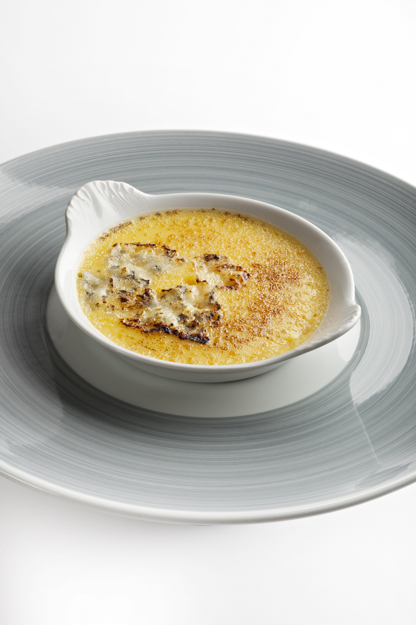 Crème brulée with AOP Fourme d’AMBERT - Fromage AOP Fourme d'Ambert