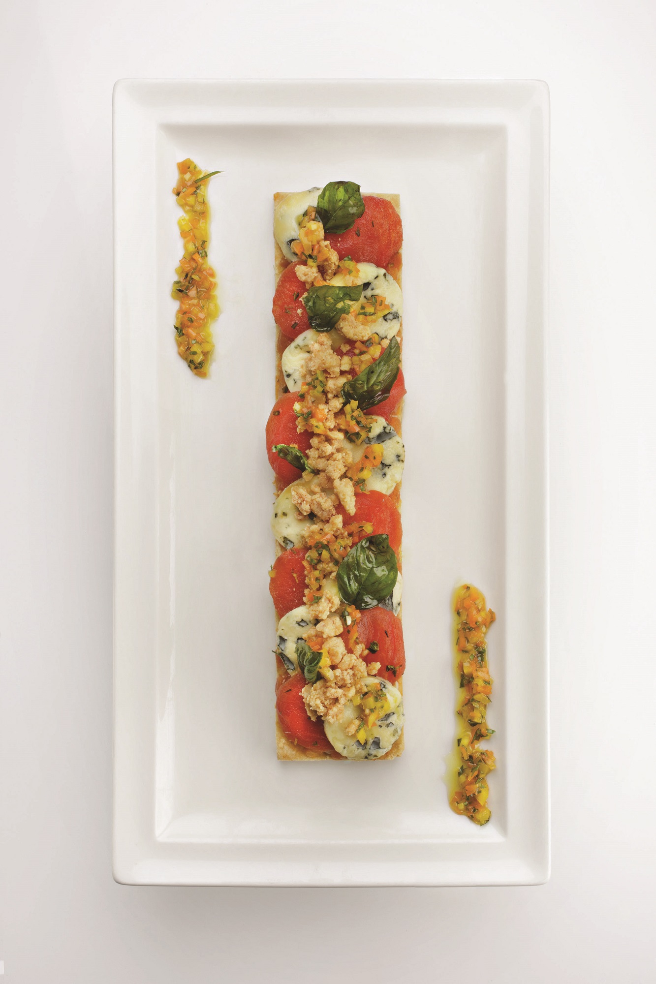 Tomato Crumble Tart à La Fourme d'Ambert - Fromage AOP Fourme d'Ambert