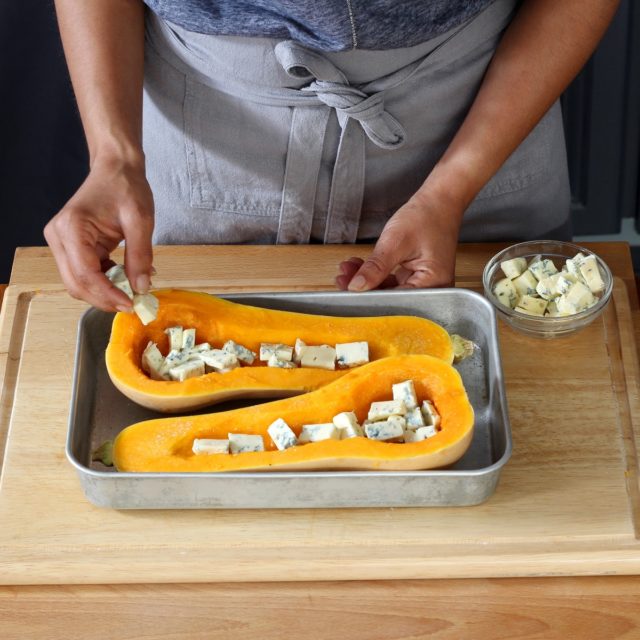 Étape 3 - Recette Butternut farcie à la Fourme d’Ambert