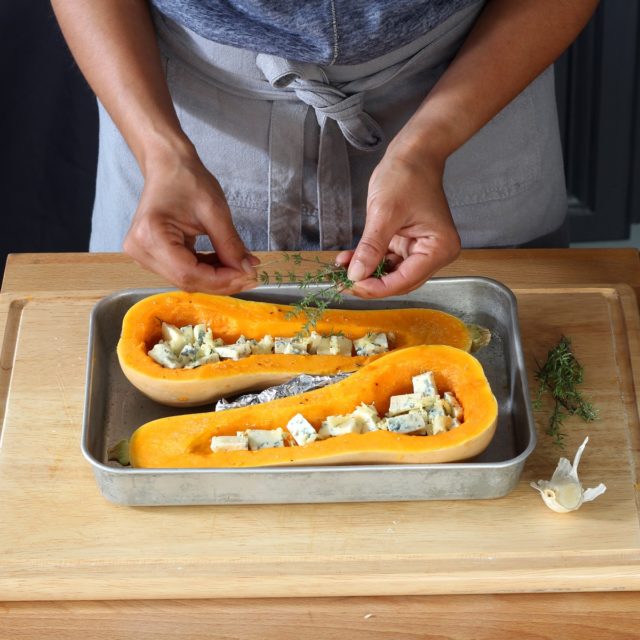 Étape 5 - Recette Butternut farcie à la Fourme d’Ambert