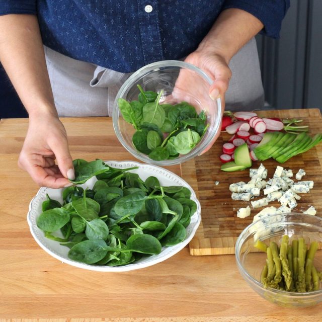 Étape 4 - Recette Salade à la Fourme d’Ambert