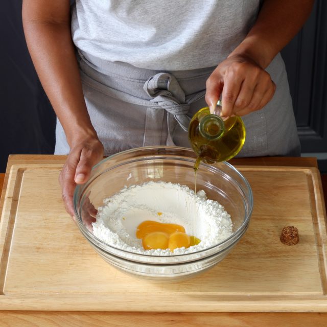 Étape 1 - Recette Ravioles frites à la Fourme d’Ambert