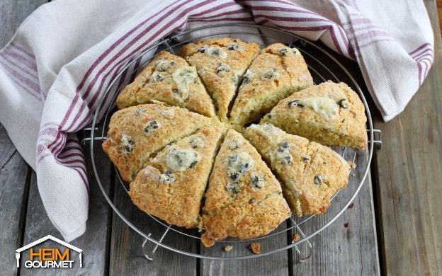 Scones salés à la Fourme d’Ambert