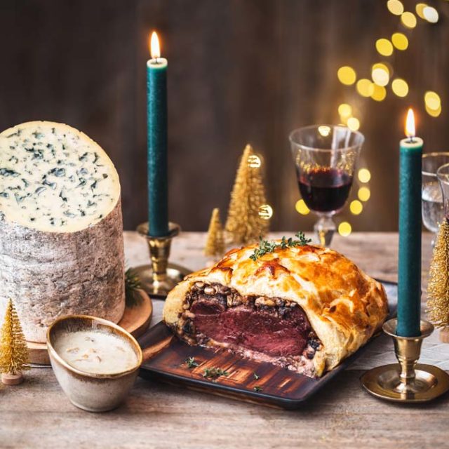 Beef wellington met Fourme d’Ambert