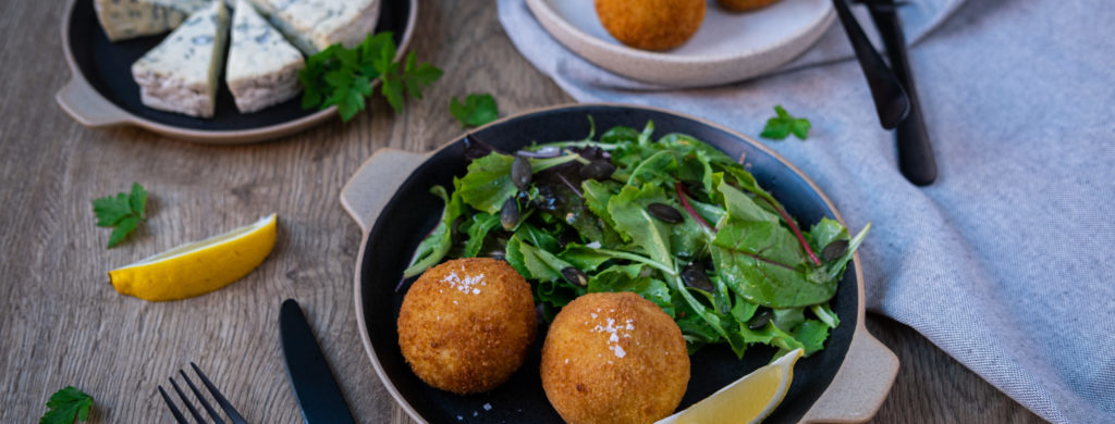 Garnaal-Kroketten met AOP Fourme d’Ambert