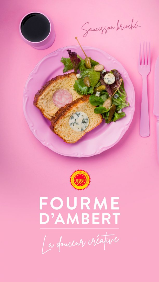 Saucisson brioché Fourme d'Ambert