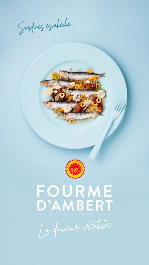 Sardines escabèche Fourme d'Ambert