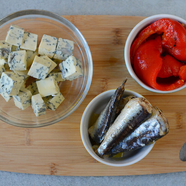 Step 2 - Recipe Sardines rillettes with AOP Fourme d’ambert