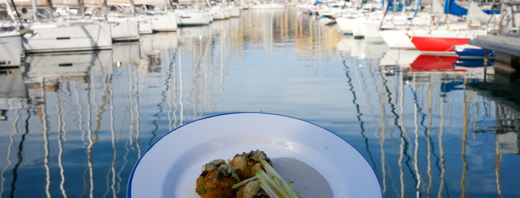 Boulettes potimarron sauce AOP Fourme d’Ambert