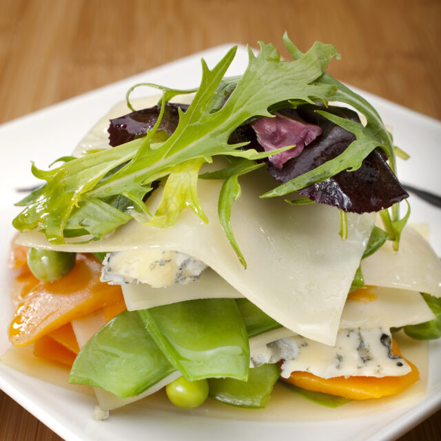 Lasagnes de légumes primeurs à la Fourme d’Ambert